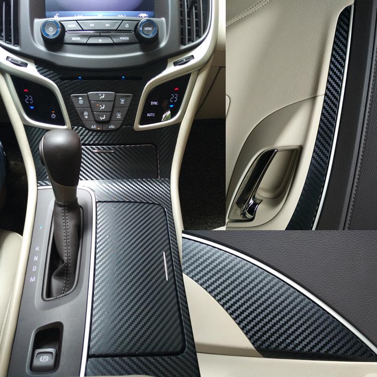 13-15 Buick LaCrosse Carbon Fiber Gear Shift Console Decor Sticker