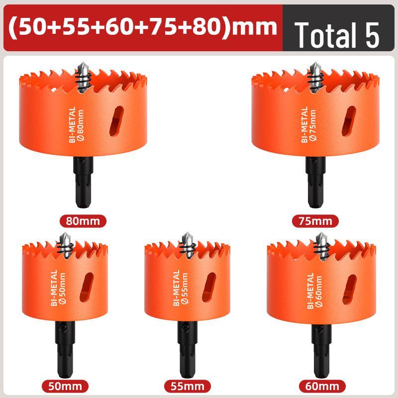Биметаллическая коронка для деревообработки: Сверло для дерева, гипсокартона, металла, пластика и ПВХ - 75 мм расширитель отверстий для точечных светильников.