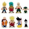 8 шт./комплект Фигурки Действия Dragon Ball Z Мини Маленькая Статуэтка Мастер Броли Гоку Каме Сеннин Тяоцзу ПВХ Модель Детская Игрушка