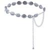 Adjustable Metal Waist Chain Belt Skinny Decorated Waist Belt Boho Chain Belt  for Women