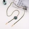 Fashion Anti-Lost Metal Leather Mobile Phone Chain Long Cellphone Lanyard Women Alloy Ring Telephone Hanging Cord