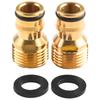 2pcs Kitchen Tap Connector Mixer Garden Hose Pipe Adaptor Joiner