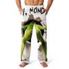 Men's Allover Printed Home Pants Sleeping Pajama Pants Long Pants Pajama Pants