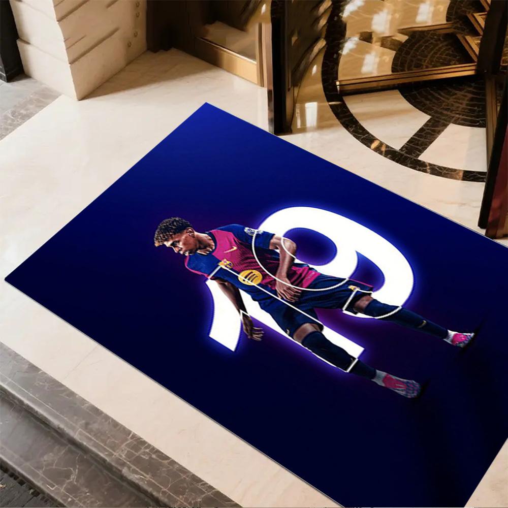 Lamine Yamal's Spain Football Legend Carpet Perfect for Bedrooms Dining Room Dormitory Outdoor Antislip Carpet Anime Office Decor Best for Christmas