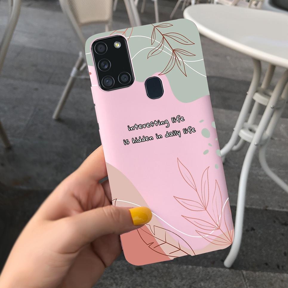 Чехол для Samsung A21S для Samsung Galaxy A21S A 21S A21 S Чехол Силиконовый ТПУ Мягкий Матовый Чехол для Телефона Задняя Крышка Fundas Корпус Capa