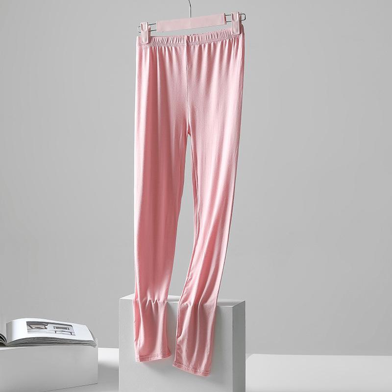 Autumn Elastic Modal Slim-fit Women's Base Pants for Elderly