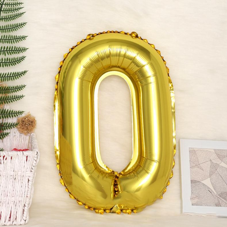 16 дюймов гигантский розовое золото на день рождения гелиевая фольга майларовый воздушный шар с большим номером украшения для дня рождения и свадьбы