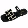 French Fairy Style Flat-bottomed Sandals Female Summer Fashion with Skirt Temperament New Popular Versatile Roman Sandals