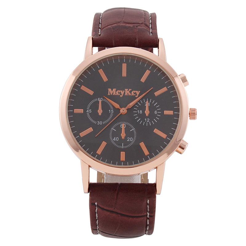 Экспорт спортивных мужских часов, мужских, с тремя глазами, циферблат, повседневные, поясные, кварцевые часы, обработка, настройка