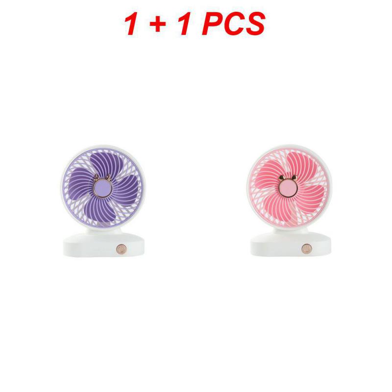 1/2 шт. для домашнего офиса кемпинга на открытом воздухе портативный настольный вентилятор перезаряжаемые мощные охлаждающие вентиляторы маленький USB зарядка студент