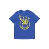 Golden State Warriors Stephen Curry #30 Basketball Sports Print Short Sleeve T-Shirt Men Tops Blue CT9913-497