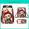 Мультяшный Рождественский Рюкзак Сумка через Плечо Пенал Набор из Трех Предметов