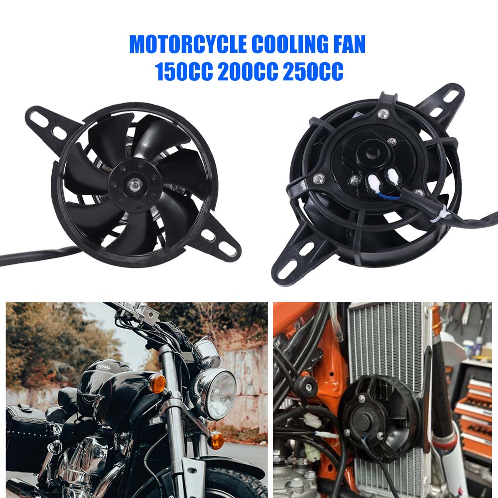 Radiator Oil Cooler Fan Parts Water Cooler High Performance Motorcycle Cooling Fan Quad