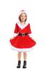 JUNDOMECY Santa Cosplay Costume for Cute Christmas Santa Claus Hooded Perfect for New Cultural and School Festivals L Girls, Costume, Outfit, Kids'