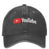Бейсболка с логотипом YouTube Американский Видео Уличная одежда Унисекс Унисекс Хип-хоп Кепки Дизайнерские Для пеших прогулок Рыбалки Кепка Snapback Идея подарка