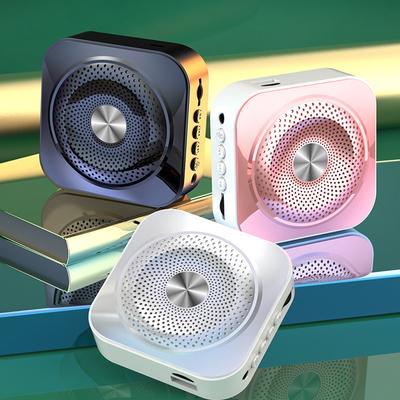 Портативный Bluetooth-усилитель Мощный динамик с проводным микрофоном-гарнитурой Подходит для обучения, офиса