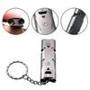 Multi Functional Dual Tube Whistle Pendant Keychain High Decibel Portable Outdoor Survival Emergency Camping Tool Whistle
