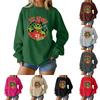 Christmas T-Shirts And Sweatshirts, Women'S Sweatshirts, Long-Sleeved Pullover Sweatshirts, Women'S Long-Sleeved Tops
