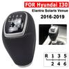 Ручка КПП из натуральной кожи 6МТ 43711F2300 Для Hyundai Tucson TL 17-20 Elantra AD Solaris Accent I20 I30 Venue 43711-F2300