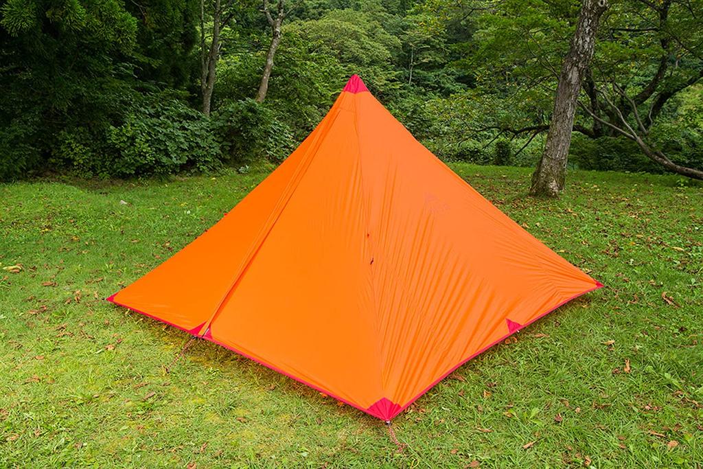 MSR Outdoor Camping Monopole Shelter Front Range Orange for 4 People Japanese 37038 [Genuine Product]