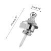 Metal Button Security Straplock Quick Release Strap Retainer System For Electric Acoustic Guitar, Bass, Ukulele