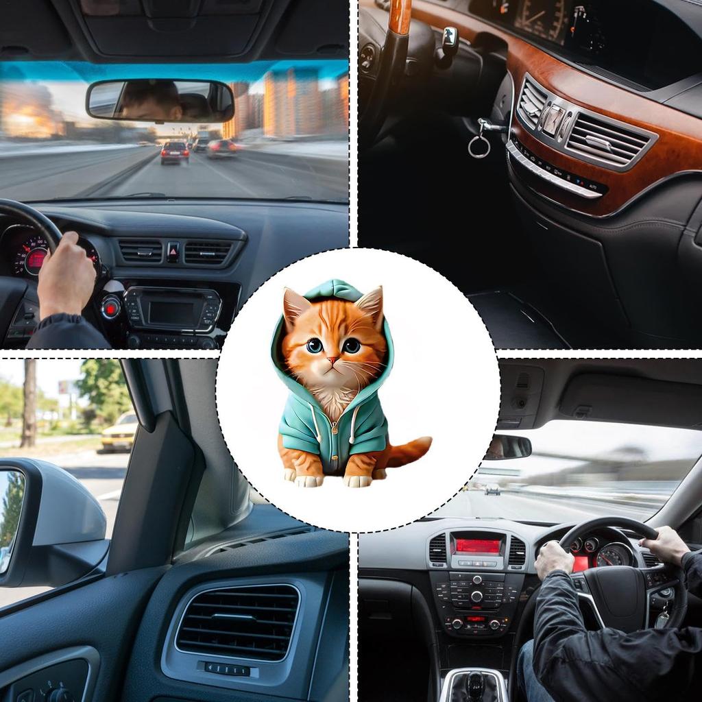 Car , Cute, Cat , 4-Pack, Car , Car Aromatherapy, Cute