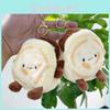 Cute Plush Meat Bun Keychain Doll Adorable Soft Toy For Creative Bag Accessories