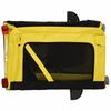 Bicycle Trailer for Dogs Yellow and Black Oxford Fabric & Iron