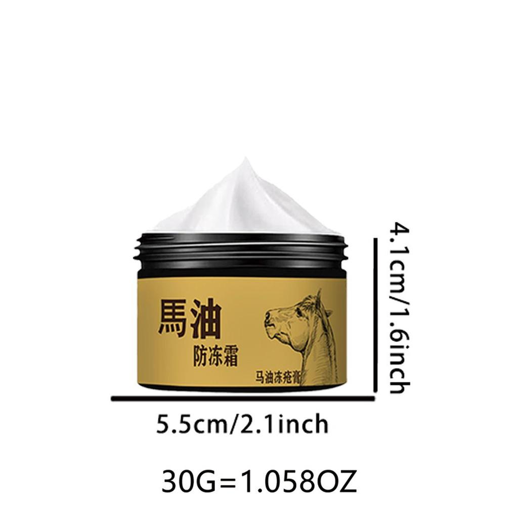 Horse Oil Antifreeze Cream, Hydrating and Moisturizing, Repairing Damaged, Dry and Cracked Skin, Caring for Skin with Horse Oil Frostbite Cream