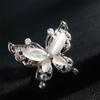 Accessories Crystal Wedding Gold/Silver Opal Stone Rhinestone Butterfly Brooch Pin Women Brooch Pin