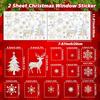 Рождественские наклейки на окна Веселое рождественское украшение для дома 2024 Наклейка на окно Рождественский орнамент Навидад Натал Подарок на Новый год 2025
