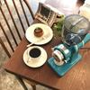 Kalita Coffee Mill Nice Cut G Tuscan Blue #61109 [Limited Color]