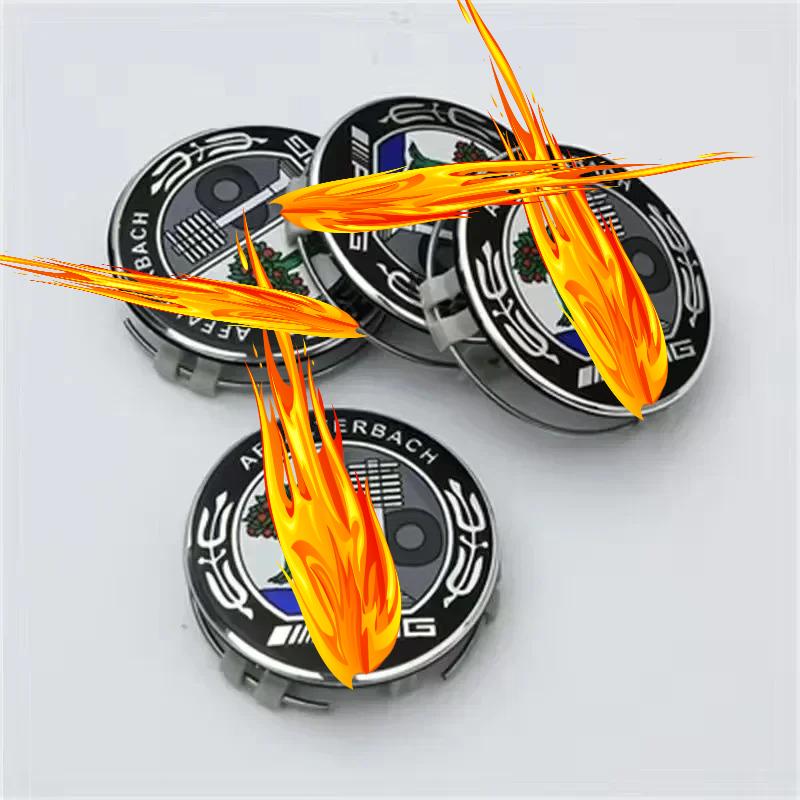 75мм 4шт крышка центра ступицы колеса автомобиля эмблема крышка подходит для Mercedes Benz модифицированные аксессуары w204 w211 w205 W212 AMG w203