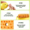 Puppy Hair Care Supplies USB Rechargeable Massage Comb Steam Brush for Cats 3 in 1 Electric Pet Brush Removes Tangled Hair Dog