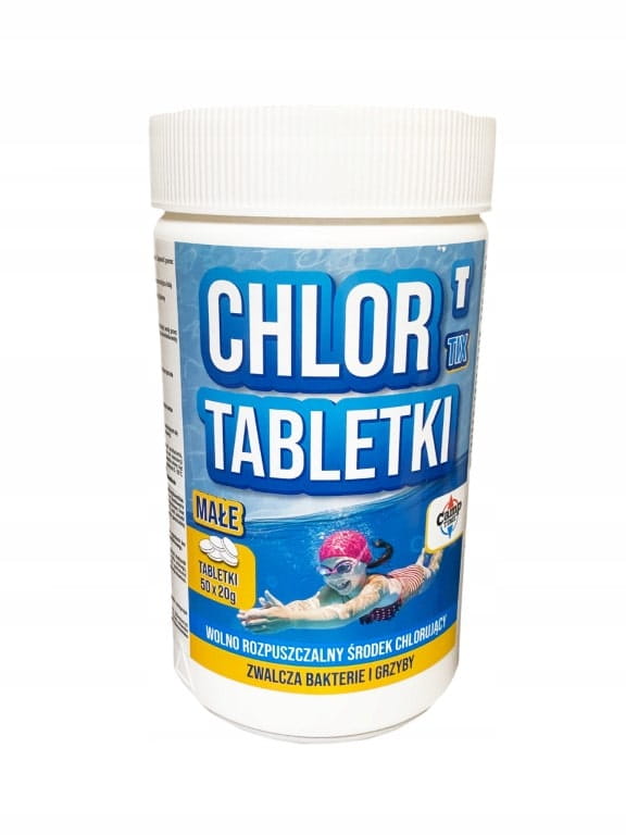 Chlortix Small Tablets For Swimming Pools Against Bacteria 20G/1Kg