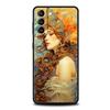 Чехол для телефона Samsung Galaxy S25/S24/S23/S22/S20/S21/FE/Ultra/S10/S10E/S9/Plus/5G Мягкий ТПУ Чехол Арт Постер АЛЬФОНС МУХА Сумки