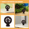 Waterwheel Aquarium Decor Windmill Style for Fish Tank Indoor Tabletop Fountain ABS Safe Decoration Landscape Scene Rotation