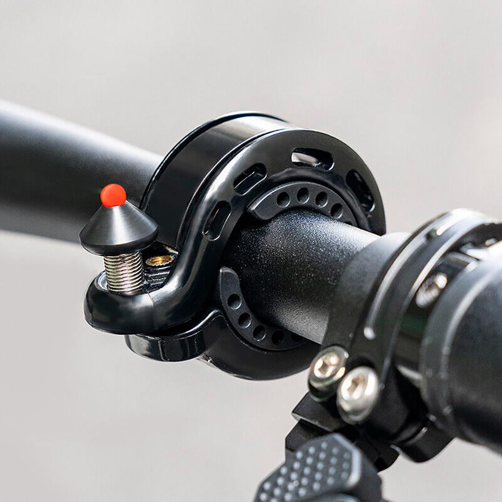 Q-shaped bicycle bell 100db - black