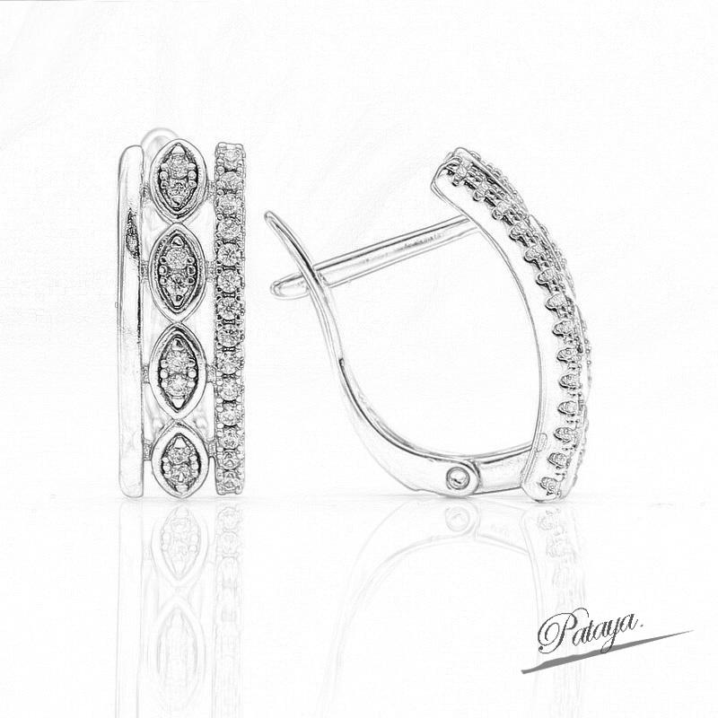 Стильные женские серги PATAYA