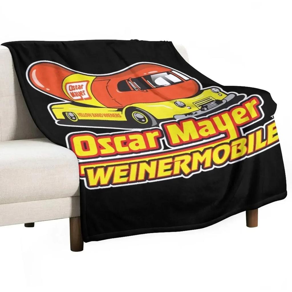 Oscar Mayer Wienermobile Throw Blanket Soft Big Quilt manga Winter beds blankets ands christmas gifts Blankets