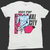 Unisex shirt Cotton Oversize Large Size Iggy Pop Punk Rock   S-3XL