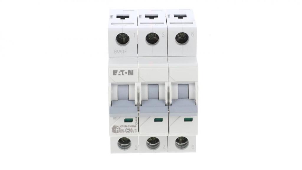 Circuit breaker 3P C 20A 6kA AC xPole Home HN-C20/3 194892