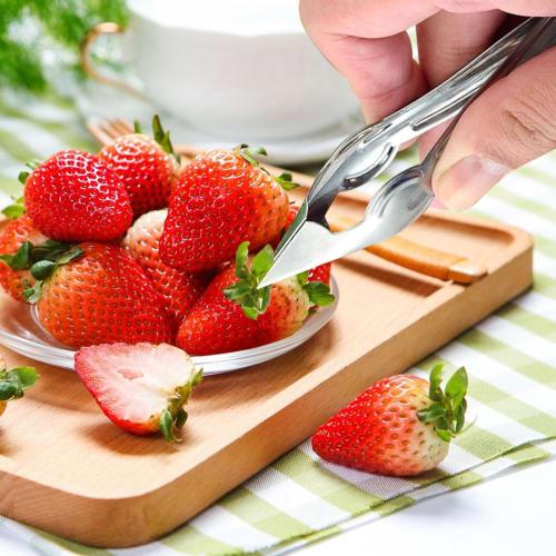 Strawberry Peeler, Stem Remover, Strawberry, Tomato, Potato Stem Remover, Portable Kitchen Gadget for Potatoes and Pineapples, Stainless Steel Strawbe
