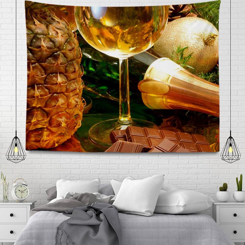 Серия подвесных тканевых гобеленов в рождественском стиле