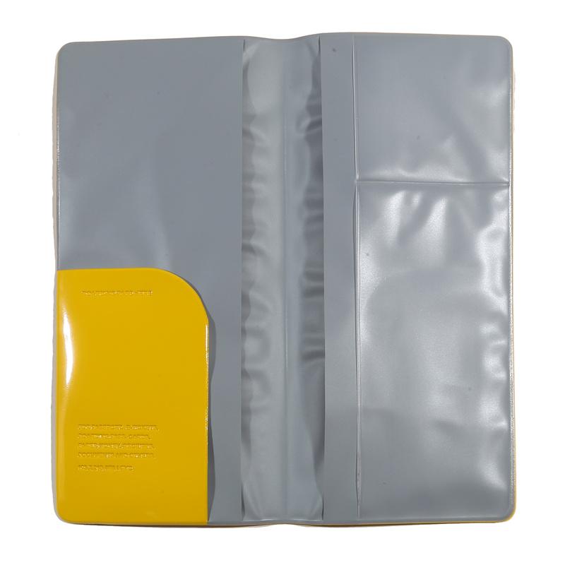 Длинный ПВХ держатель для паспорта дорожные аксессуары ID Bank кредитная карта сумка для мужчин и женщин паспорт бизнес обложка