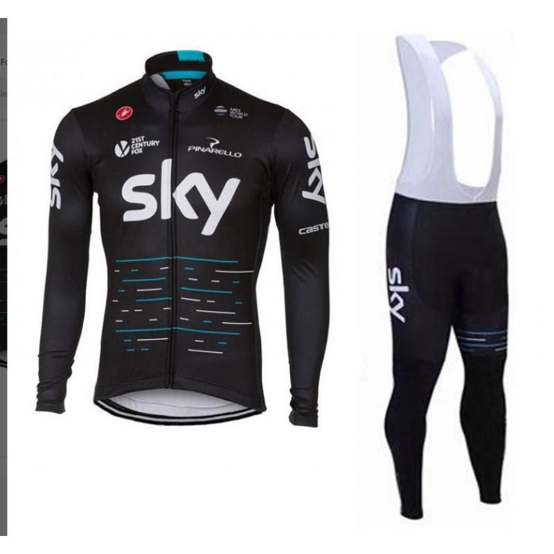 Men Women Cycling Jersey Set Long Sleeve Bib Shorts Breathable Moisture Wicking Mountain Road Bike