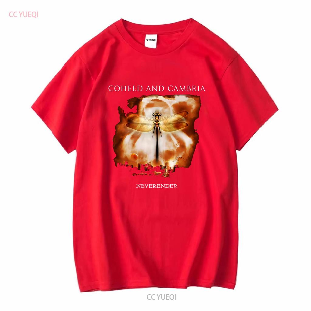 COHEED AND CAMBRIA NEVERENDER Футболка Хлопок S 5XL BO567 винтажная Стирка Графический мужской Унисекс Повседневный Универсальный Эластичный