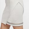 Women's Nike Sleeveless Dresses Women's White Stand Collar Moderate Short
