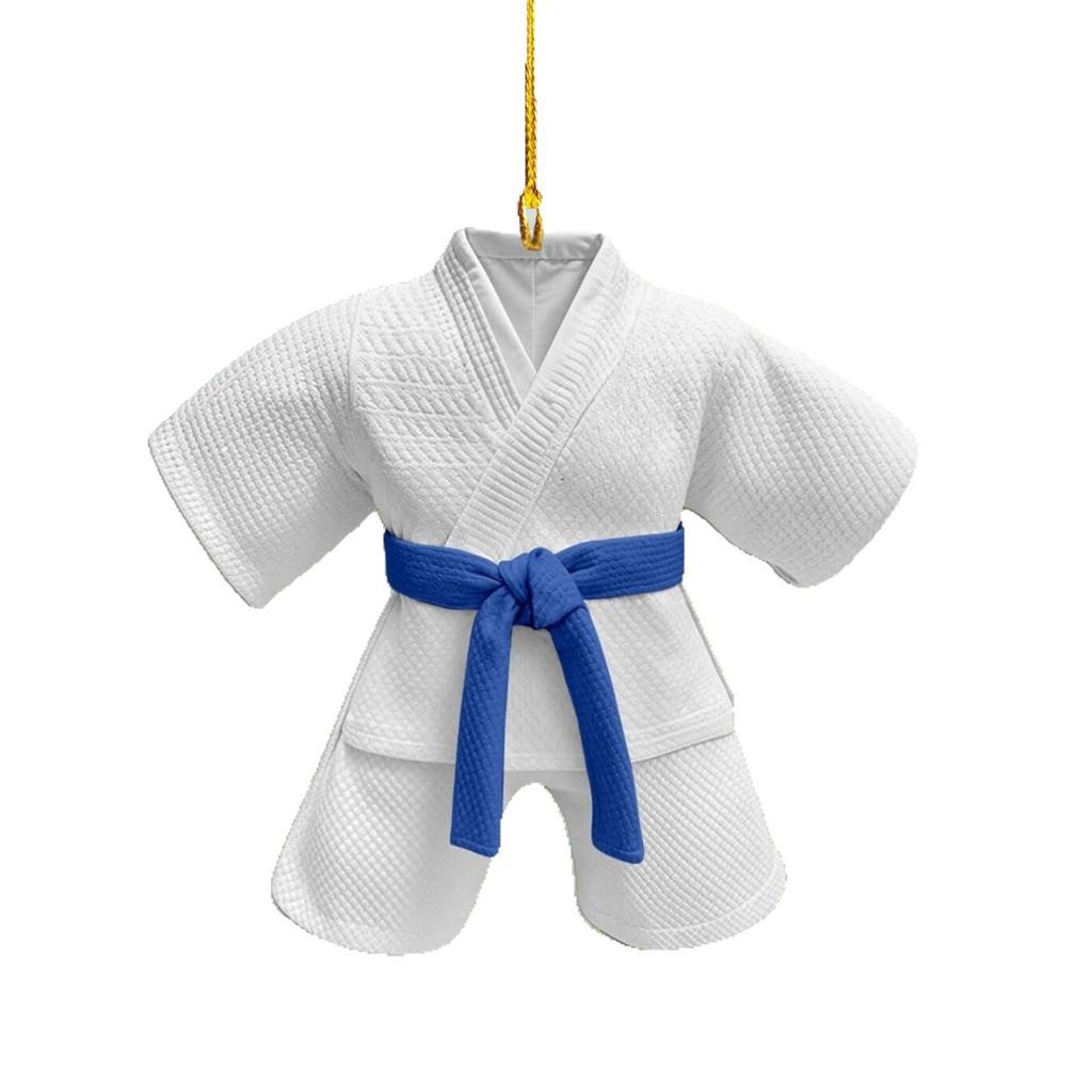 Taekwondo Theme Acrylic Pendant for Car Rearview Mirror