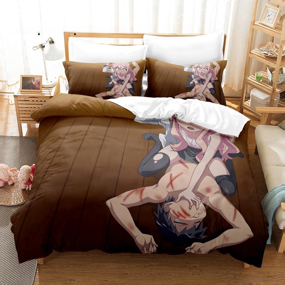 Новый аниме The Familiar of Zero Постельное белье Single Twin Full Queen King Size Bed Set Adult Kid Bedroom Duvet cover Sets Anime Bed
